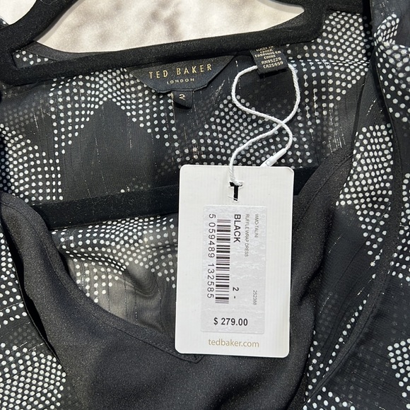 TED BAKER RUFFLE WRAP DRESS - Picture 3 of 9